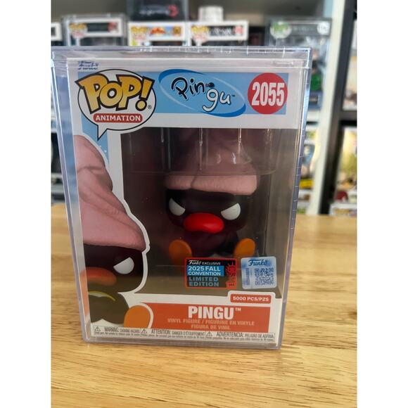 NEW IN HAND 5000 PIECE LIMITED Pingu Bath Towel Funko Pop #2055 Animation NYCC - Picture 1 of 6